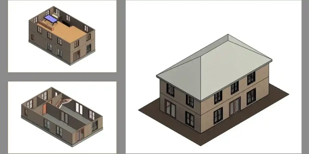 Garden suite 3D design models