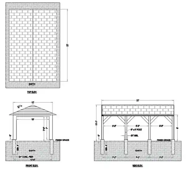 Permit application for Garage