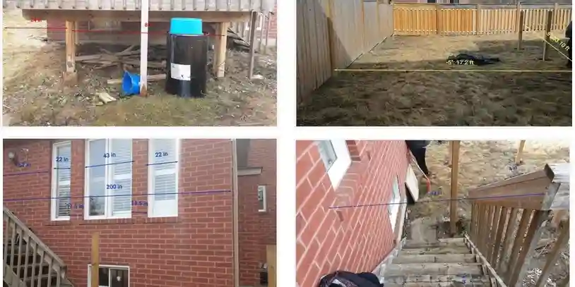 Deck and porch construction process