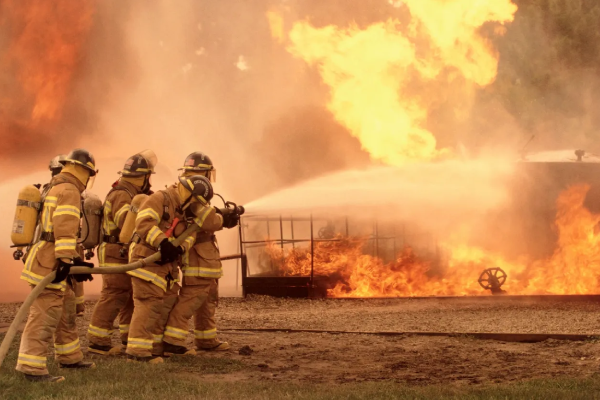 Vertical vs Horizontal fire spread in basements.