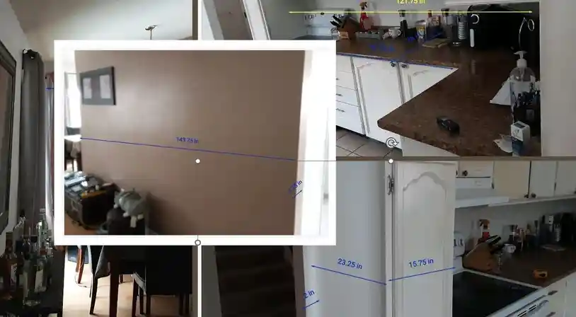 Load bearing wall inspection and marking